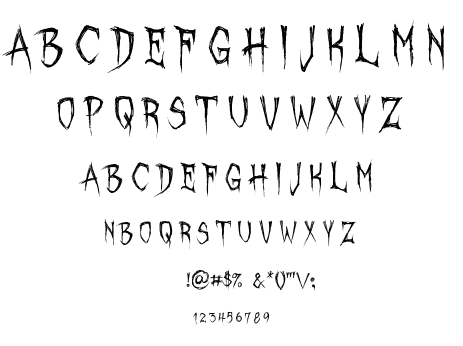 October Crow font
