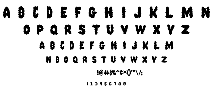 Pink Candy Popcorn font