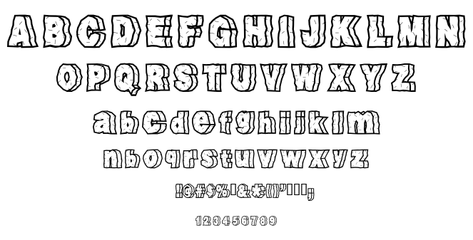 Rock Font font