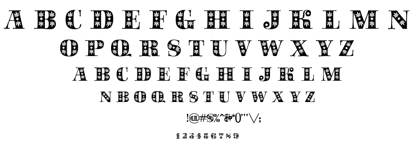 Sapphire Sativa font