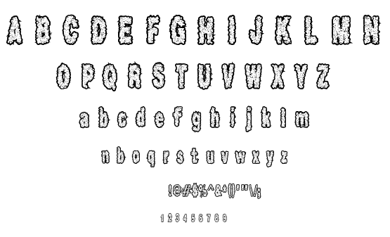 Scab font