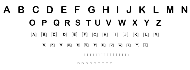 ScrambleMixed font