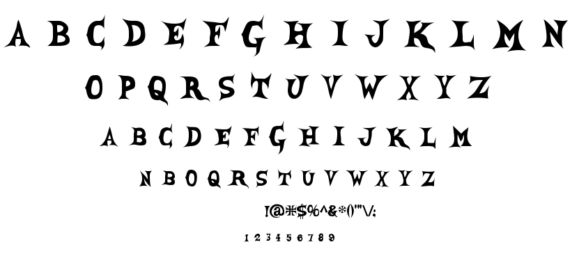 She Creature font