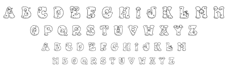 Snowpersons font