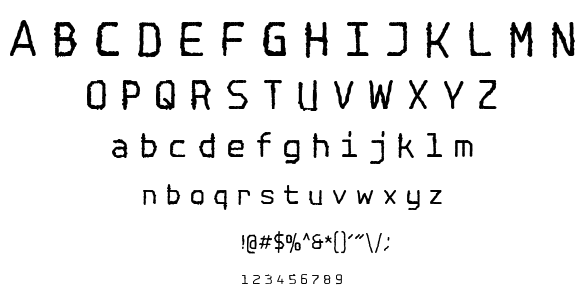 Spotlight Typewriter NC font