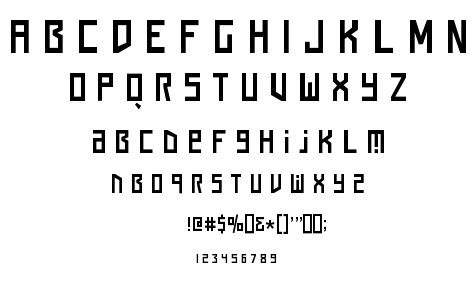 Squaren Daren NC font