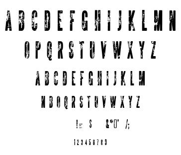 The Sickmen font