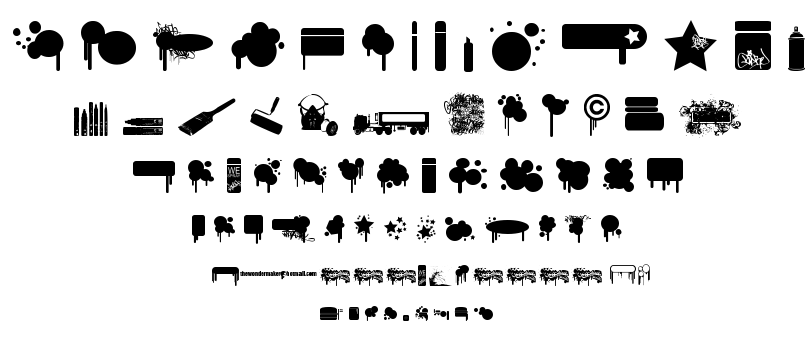 We Spray font