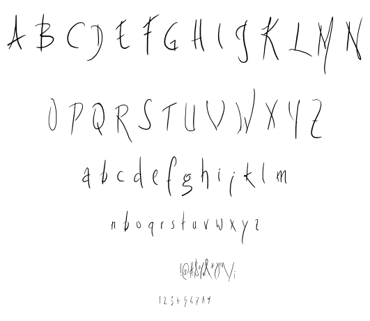 Fright Night font