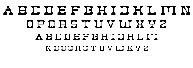 post rock font
