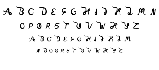 world word font