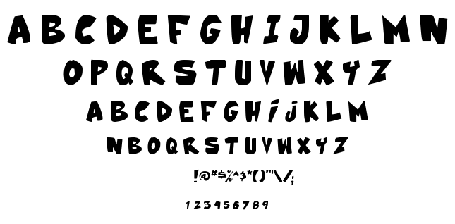 30 Pack Girl font