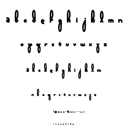 Bunny font