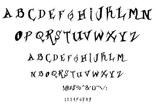 Borracho font