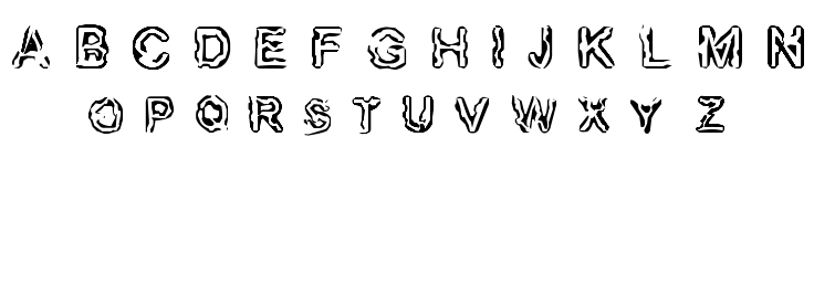 FINGERED FLESH font