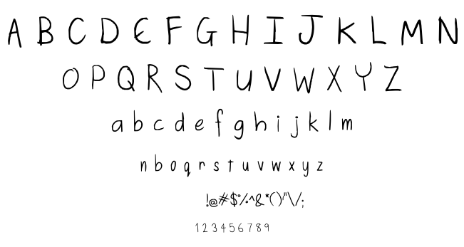 If only life was simple font