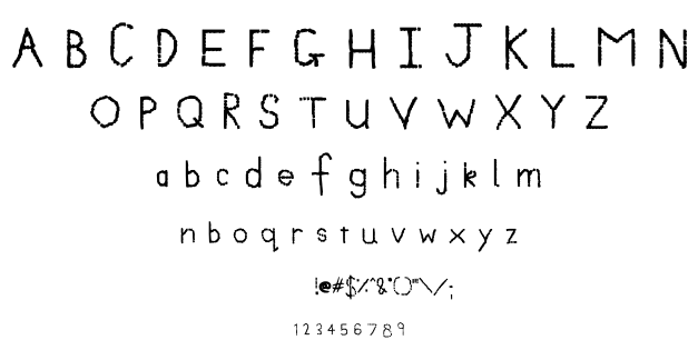 Made of Dots font