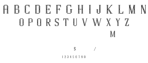 MARCEL CAPS font