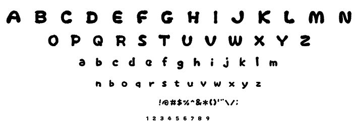 OkonomiAlphabet font