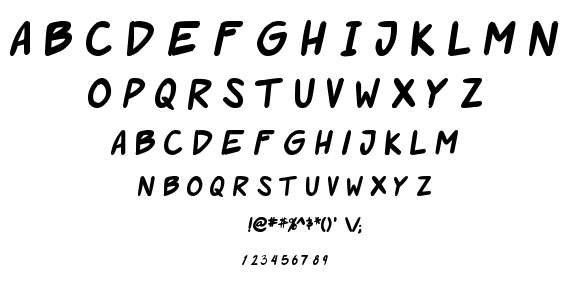 Roof Runners font