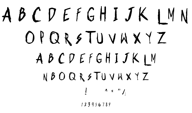 Shonen Punk! Custom font
