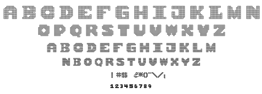 Square9x9 font