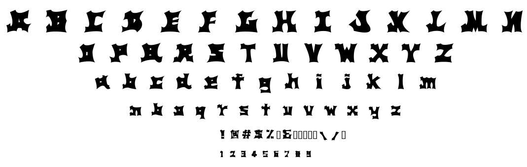 WallPaintingC font
