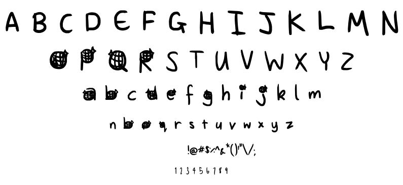 We dance to a different disco font