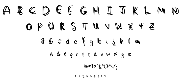 Written Echo font