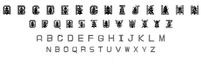 Xmas Tree II font