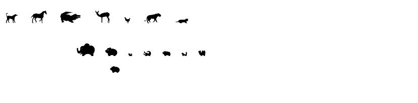 Zoological font
