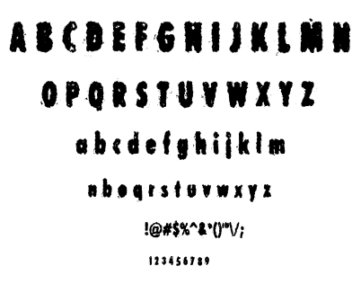 Corrupt Government font
