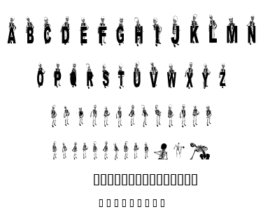 Dancing Dead font