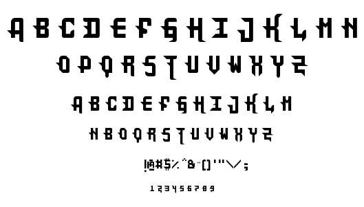 DarkPix font