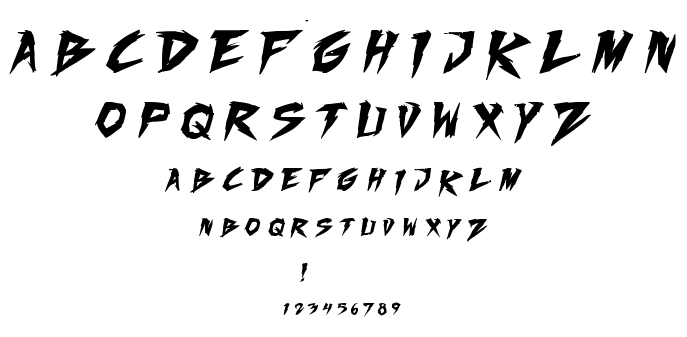 Fighting Spirit font