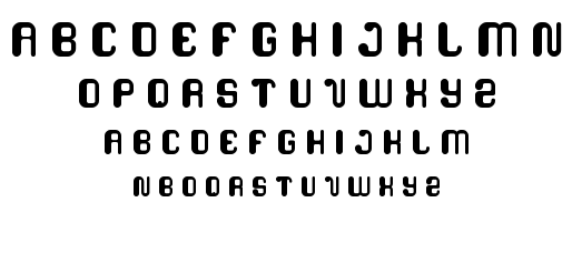 friendly robot font