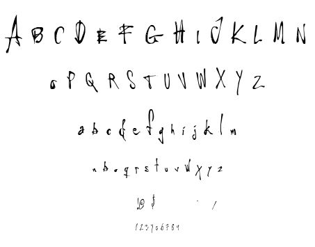Little Insect from another planet font