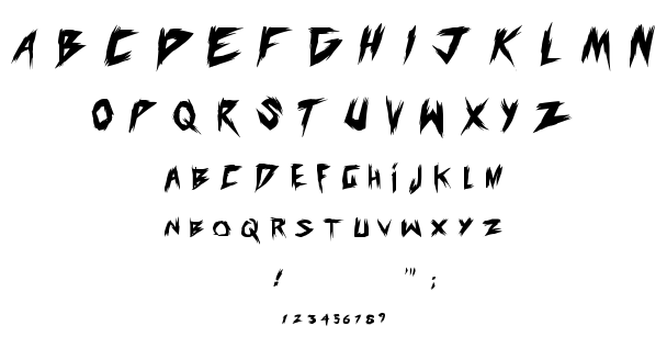 Old Evils font