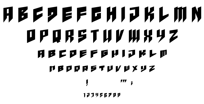 Pandora Limiter font