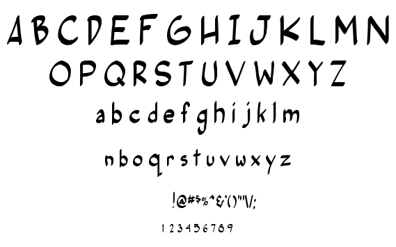 Post Human font