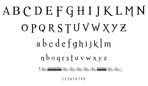Romance Fatal Serif font