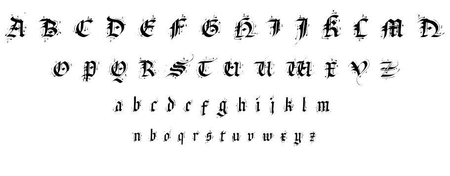 Satanas Humanum Salvator font