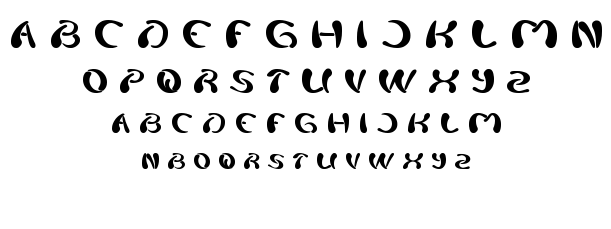 splashing font