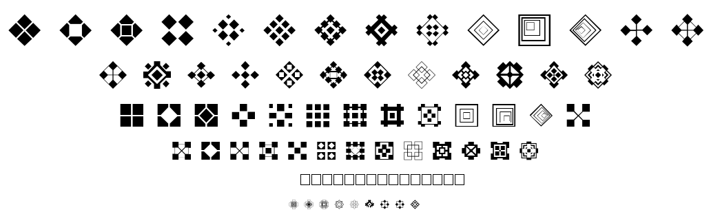 Square Things 2 font