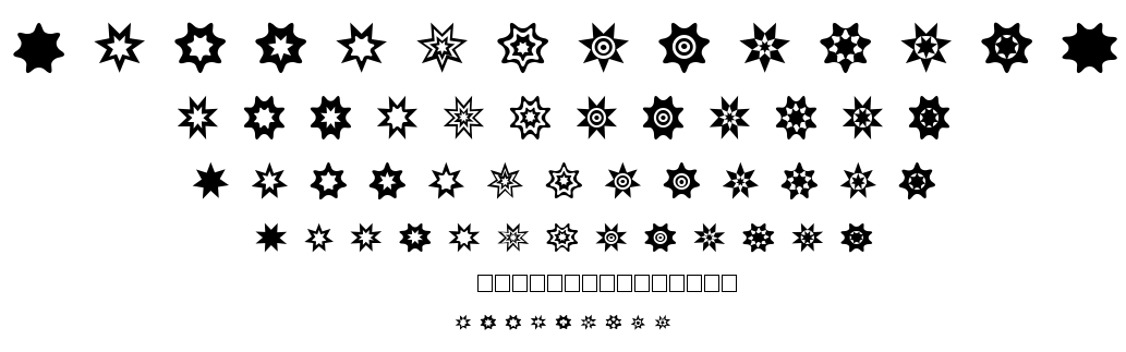 Star Things 2 font
