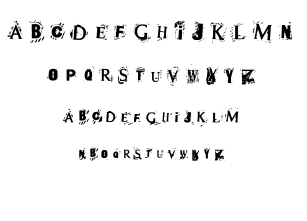 Terror 2005 font
