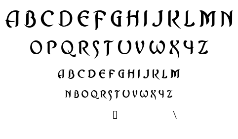 Asrafel font