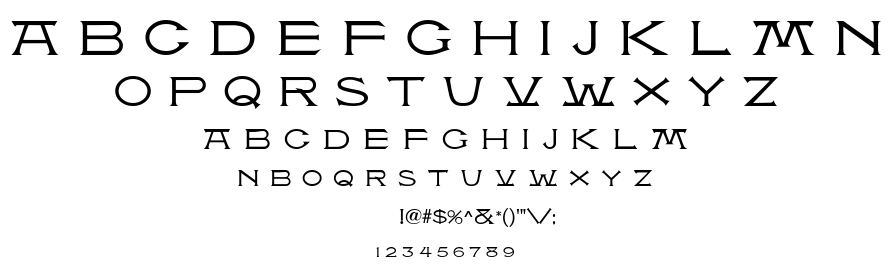 Atlantis MF font