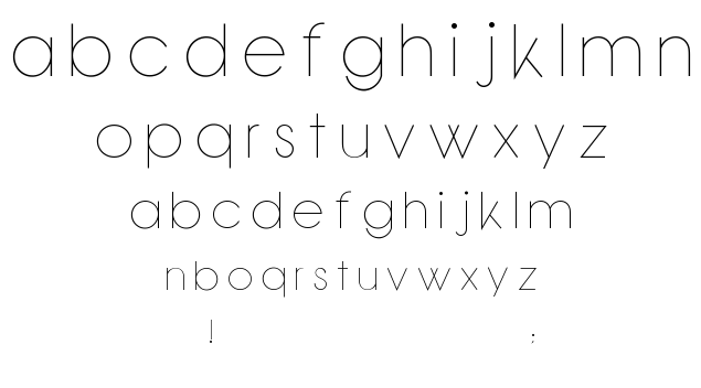 Bondoluo Peek font