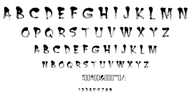 BurntMF font